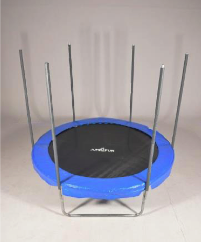 perches montées - comment monter son trampoline de jardin